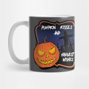 Pumpkin Kisses and Harvest Wishes Mug